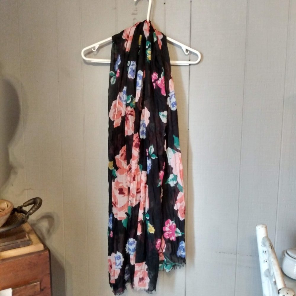 36" x 78" MIXIT Floral Scarf Shawl Wrap